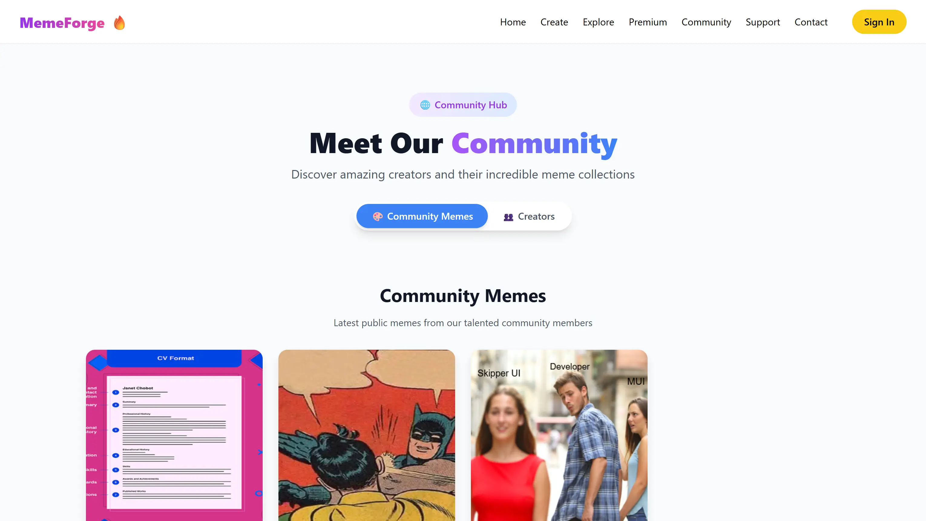 MemeForge (AI Meme Generator) screenshot 4